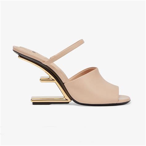 fendi pink heels|fendi shoes pink leather sandals.